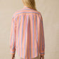 Faherty Laguna Linen Relaxed Shirt - Cabana Multi Stripe