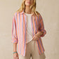 Faherty Laguna Linen Relaxed Shirt - Cabana Multi Stripe