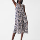 Faherty Isha Midi Dress-Neutral Hawaiian