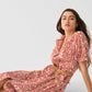 Faherty Carmel Dress-Spice Sunrise Floral