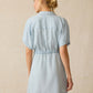 Faherty Tried & True Oakley Dress - Arctic Sea Wash