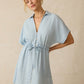 Faherty Tried & True Oakley Dress - Arctic Sea Wash