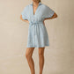 Faherty Tried & True Oakley Dress - Arctic Sea Wash