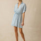 Faherty Tried & True Oakley Dress - Arctic Sea Wash