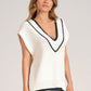 Elan “Estee” Sweater Vest-Off White