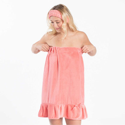 Bella Il Fiore Spa Wrap with Ruffle- 7 Colors