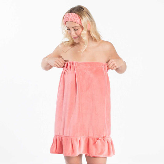 Bella Il Fiore Spa Wrap with Ruffle- 7 Colors