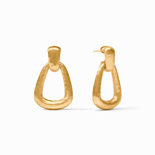 Julie Vos “Sahara” Demi Doorknocker Earring - Gold