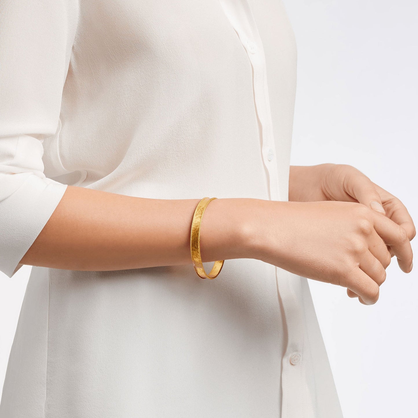 Julie Vos Savoy Bangle - Gold - Large