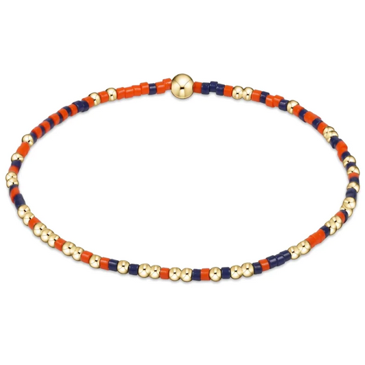 Enewton Gameday "Hope Unwritten" Bracelet-Bright Orange-Matte Navy