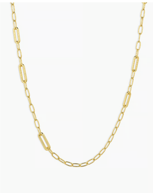 Gorjana Zoey Statement Chain Necklace-Gold