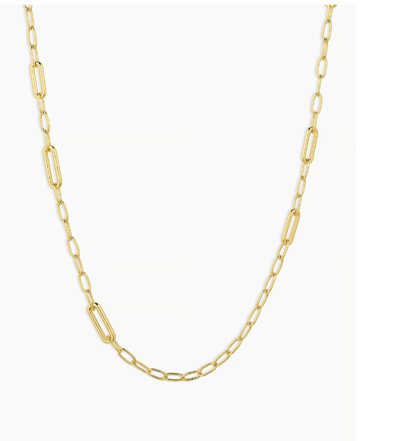 Gorjana Enzo Chain Necklace-Gold