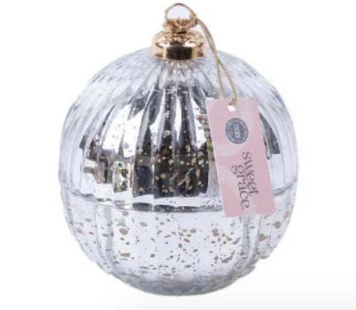 Bridgewater Candles “Sweet Grace” Mercury Glass Ornament Candle