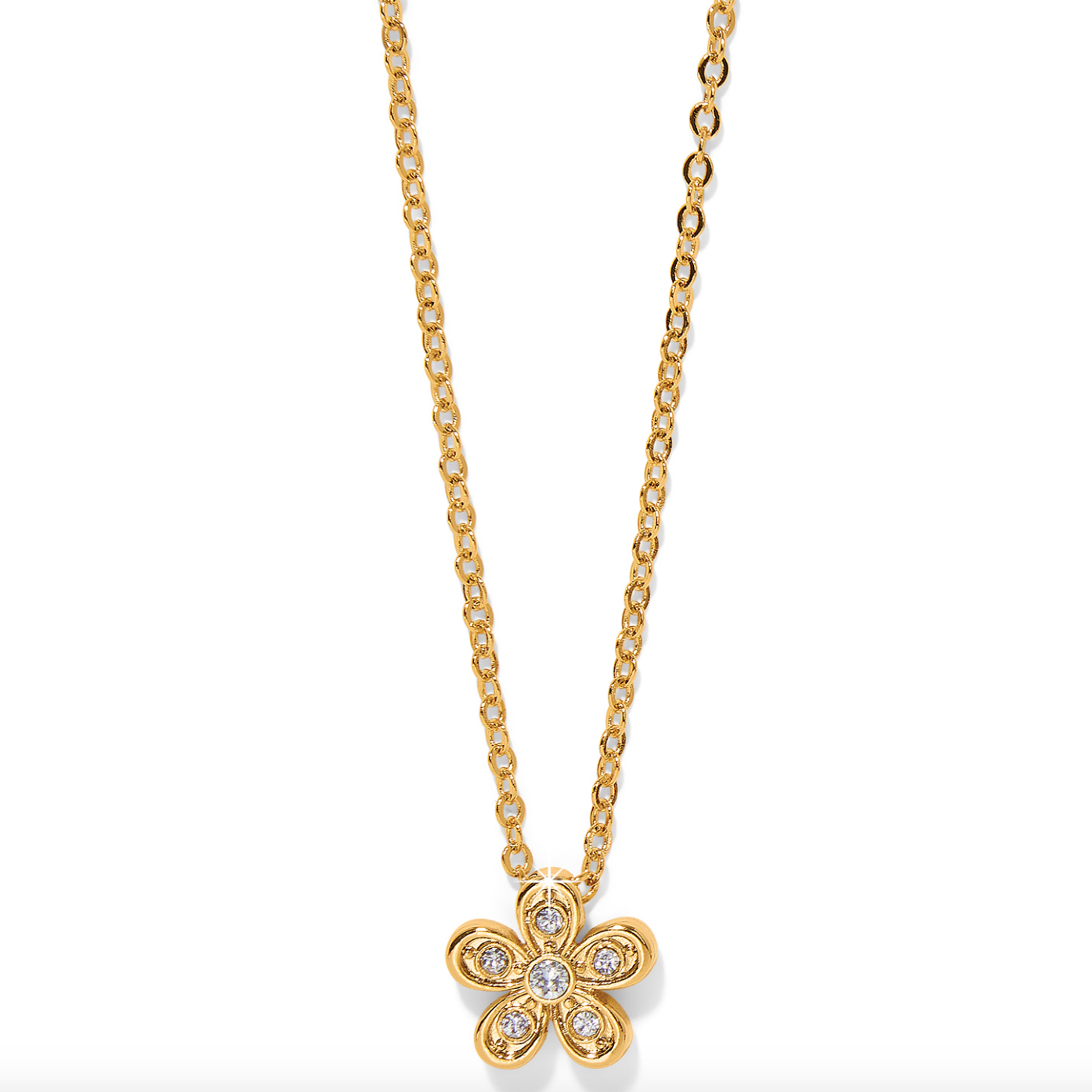 Brighton Enchanting Flower Necklace-Gold