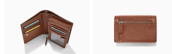 Brighton Interlock Medium Wallet - Bourbon