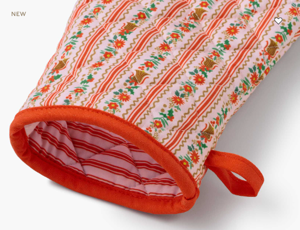 Rifle Paper Co. “Holly Jolly” Oven Mitt
