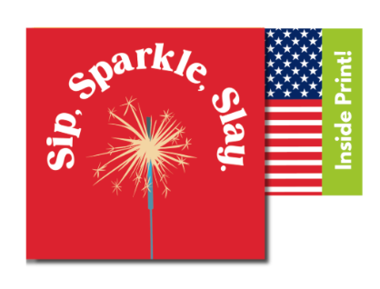 d'marie “Sip, Sparkle, Slay” Napkins