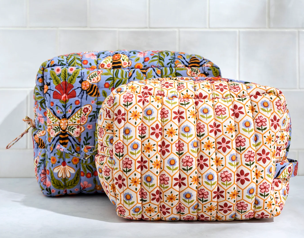 Printfresh Oversize Pouch Duo-Bee Tapestry