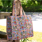 Printfresh Traveler Tote- Bee Tapestry