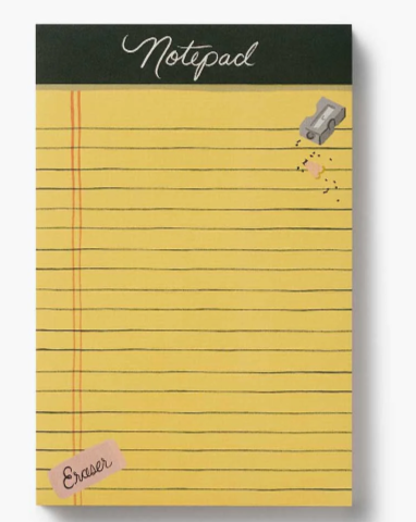 Rifle Paper Co. “Class Notes” Checklist Notepad