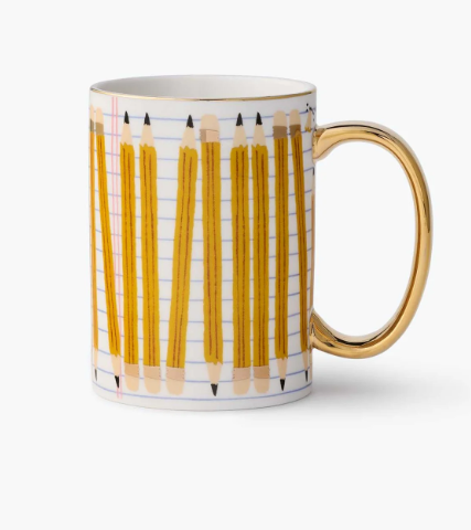 Rifle Paper Co. “Pencils” Porcelain Mug