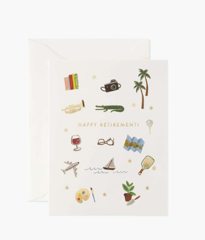 Rifle Paper Co. “Happy Retirement” Card