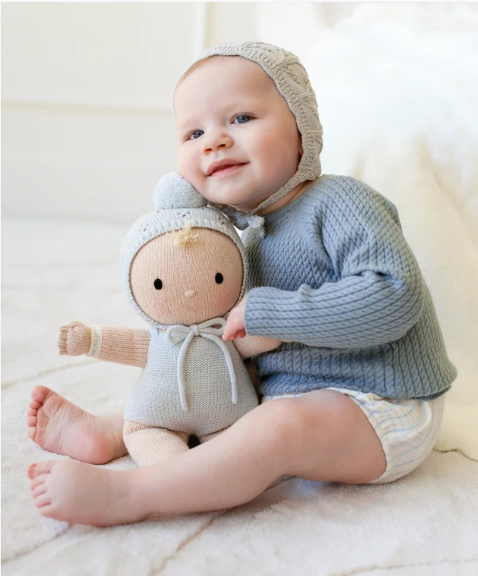 Cuddle + Kind “My First Baby"-Bluebell