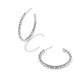 Kendra Scott Fate Hoop-Silver/White