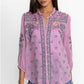 Johnny Was Medina Blouse-Lavender Herb