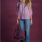 Johnny Was Medina Blouse-Lavender Herb