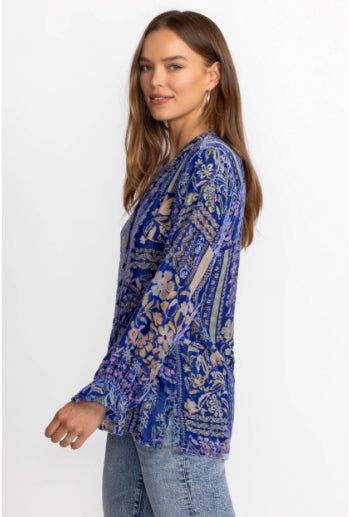 Johnny Was Joasie Burnout Blouse-Persephone