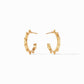 Julie Vos Soho Studded Hoop Earrings - Gold