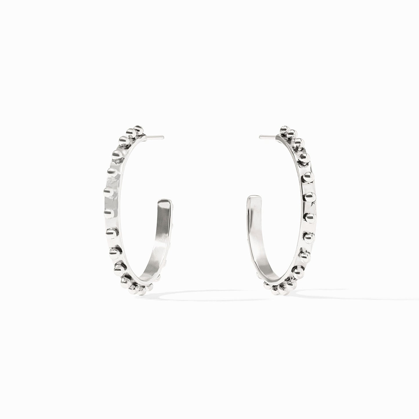 Julie Vos “Soho” Silver Hoop Earrings -Medium