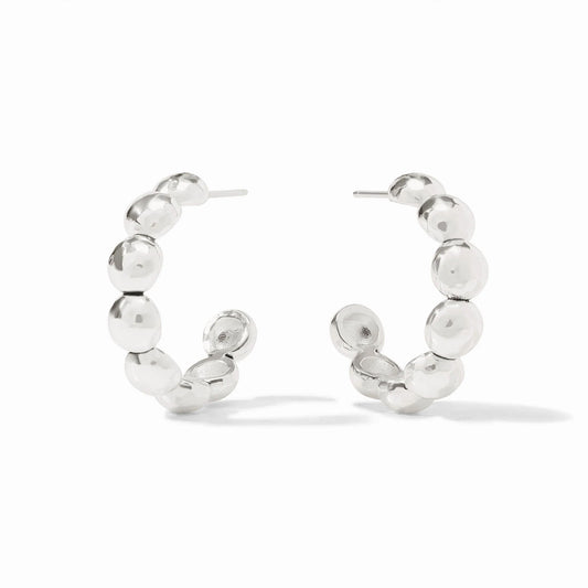 Julie Vos "Solara Nova Hoop"- Silver Medium