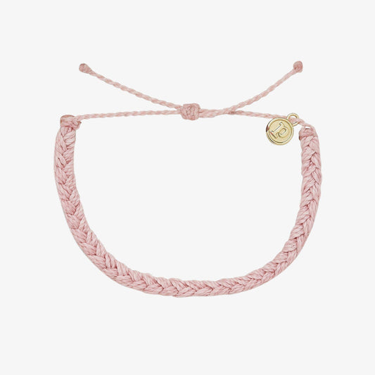 Puravida Braided Bracelet-Baby Pink