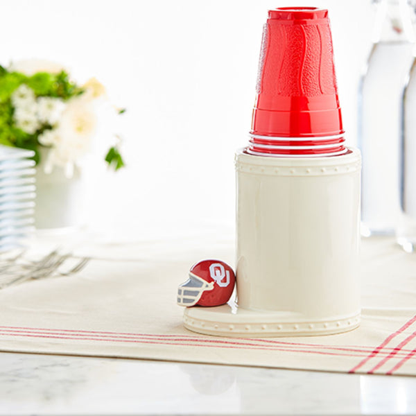 A312 Nora Fleming "Oklahoma University Helmet" Mini