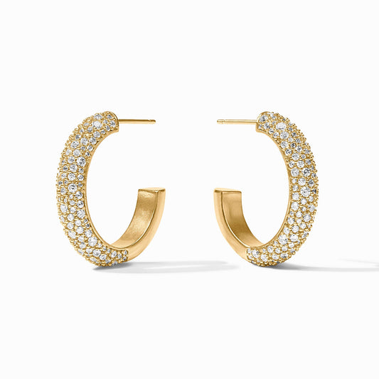 Julie Vos “Stardust” Hoop - CZ - Large