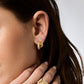Julie Vos Stardust Triple Hoop Earring - CZ