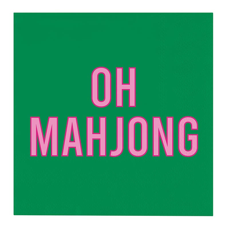 Slant "Oh Mahjong" Napkin (Pack of 20)