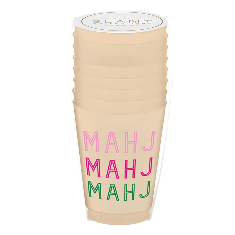 Slant Collection Frost Cups - Mahj Mahj Mahj 8ct