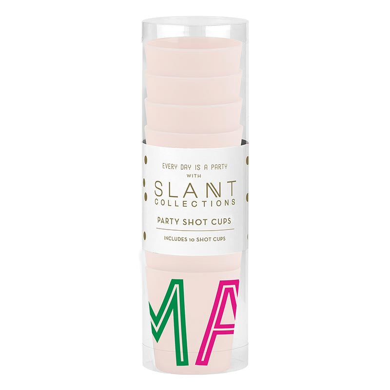 Slant Collections Frost Shot Cups - Mahj - 10ct