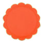 Slant Foil Scalloped Paper Plates - Multicolor - 8ct