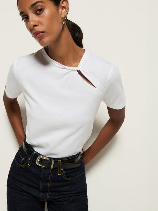 Nation LTD "Taya" T-Shirt-White