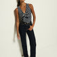 Nation LTD "Terri" Tank-Playa Stripe