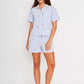 dRA “Ruby” Top - Blue Stripe