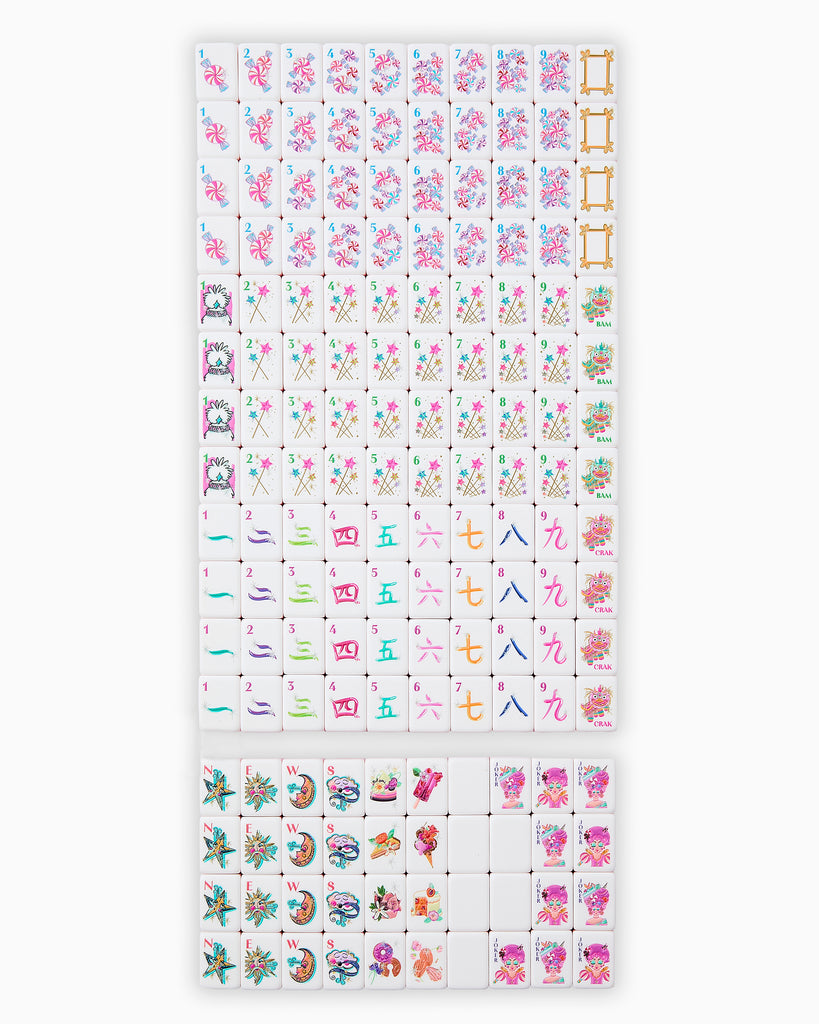Oh My Mahjong Tiles-Glitterville