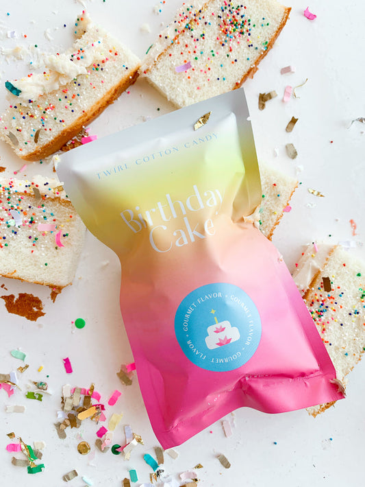 Twirl Cotton Candy - Birthday Cake