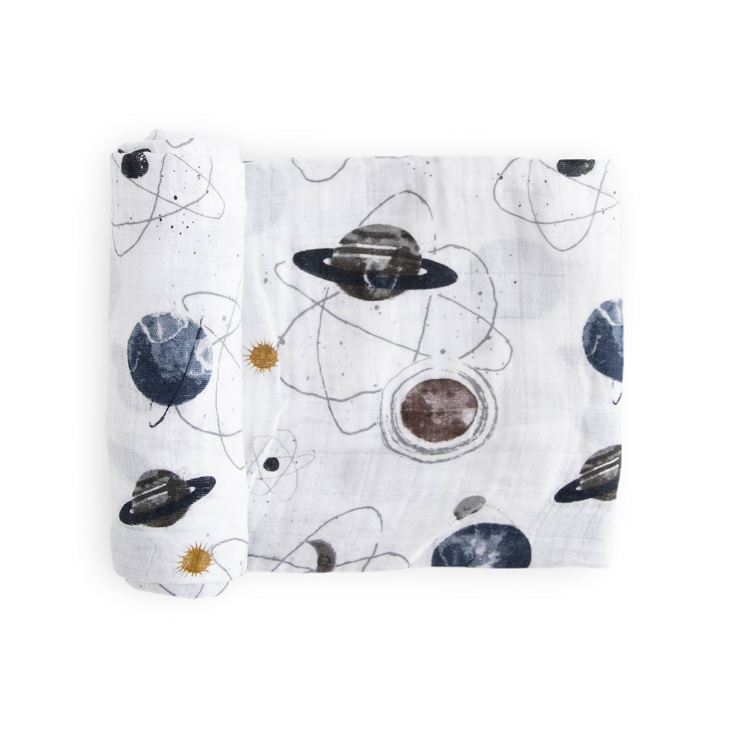 Little Unicorn Cotton Muslin Swaddle Blanket - Planetary