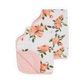 Little Unicorn Cotton Muslin (Set 0f 2) Burp Cloths - Watercolor Roses