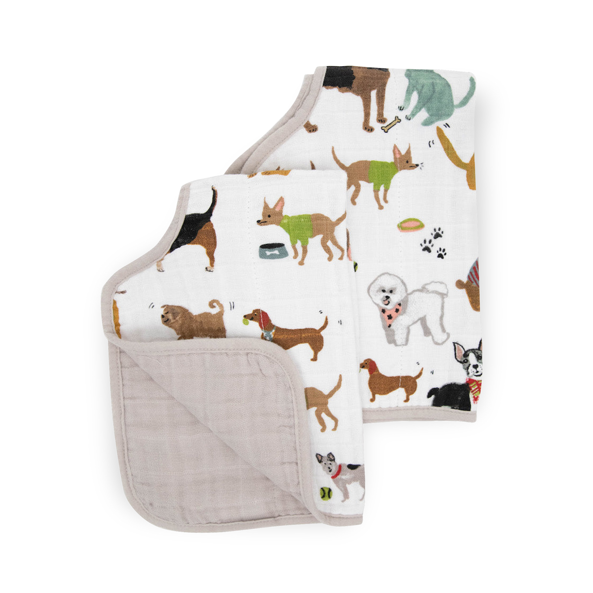 Little Unicorn Cotton Muslin Burp Cloth 2 Pack - Farmyard